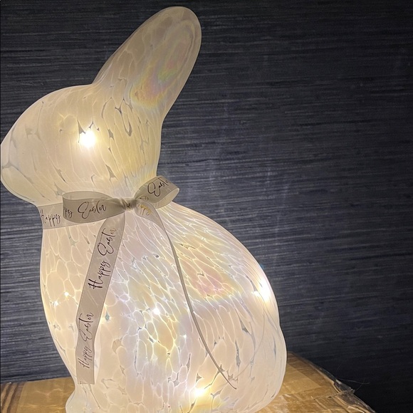 Iridescent Ceramic Bunny Figurines - Picture 11 of 15